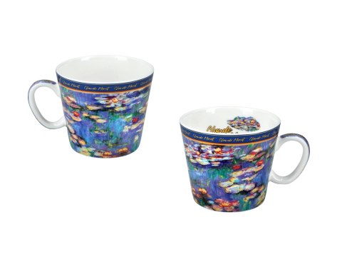 CARMANI Monet Lilie wodne — filiżanka espresso ze spodkiem 100 ml