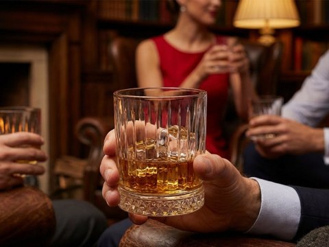 Komplet 4 szklanek do whisky — wzór 125-3002