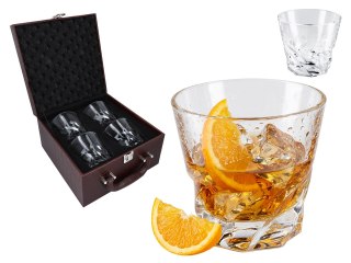 Komplet 4 szklanek do whisky — wzór 125-3003