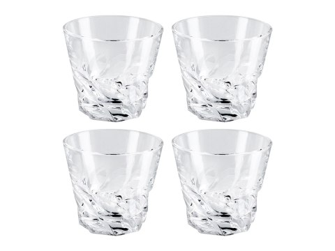 Komplet 4 szklanek do whisky — wzór 125-3003