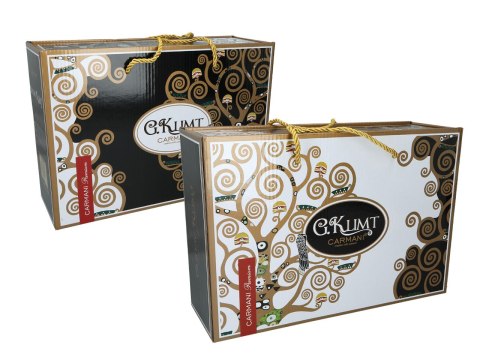 CARMANI Klimt Drzewo życia — 2 filiżanki ze spodkami, 250 ml