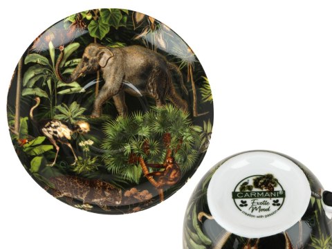CARMANI Exotic Mood — komplet 2 filiżanek ze spodkami 220 ml, wzór 7105