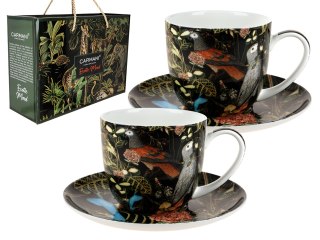 CARMANI Exotic Mood — komplet 2 filiżanek ze spodkami 220 ml, wzór 7106