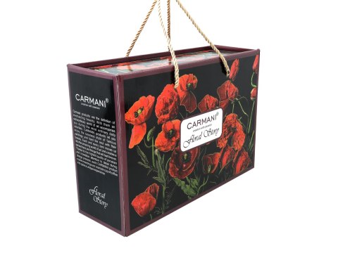 CARMANI Floral Story — komplet 2 filiżanek ze spodkami 220 ml