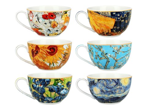 CARMANI Van Gogh — komplet 6 filiżanek 230 ml