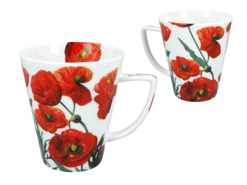 CARMANI Maki – filiżanka ze spodkiem i kubek, 230/400 ml