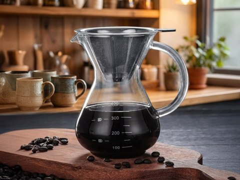 Dzbanek do zaparzania kawy i herbaty 400 ml — 889-8995