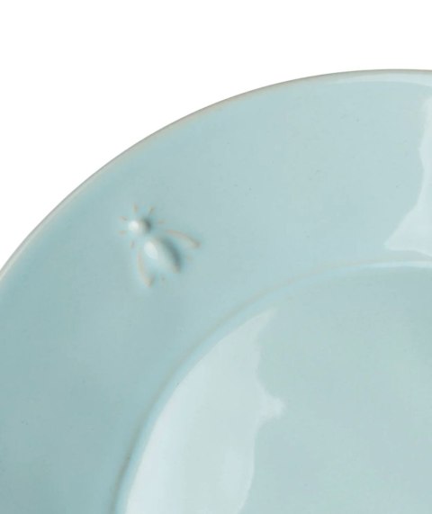 Abeille Talerz Obiadowy Ceramiczny Błękitny