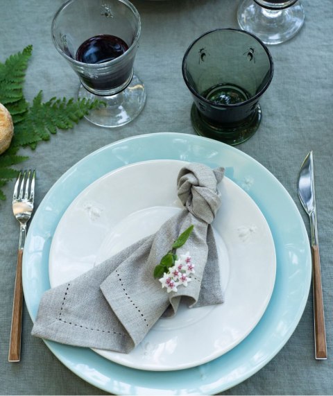Abeille Talerzyk Deserowy Ceramiczny Kremowy