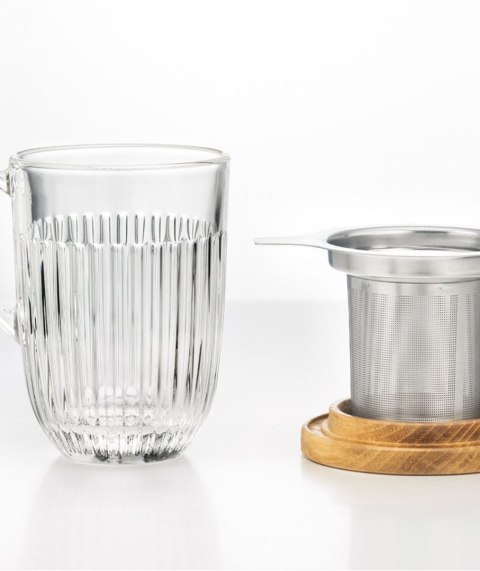 Ouessant Szklanka z Zaparzaczem 350 ml