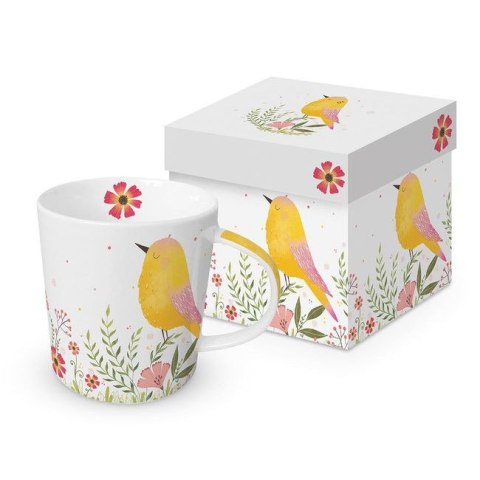 Paperproducts Design Żółty Ptaszek — kubek porcelanowy 350 ml