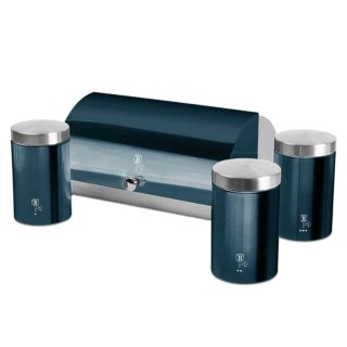 BERLINGER HAUS Aquamarine BH-6734 – chlebak i komplet 3 pojemników