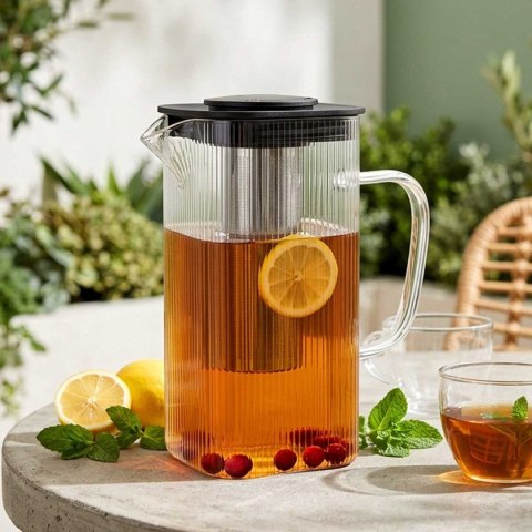 Vilde 259756 - dzbanek szklany 1,5 l z zaparzaczem