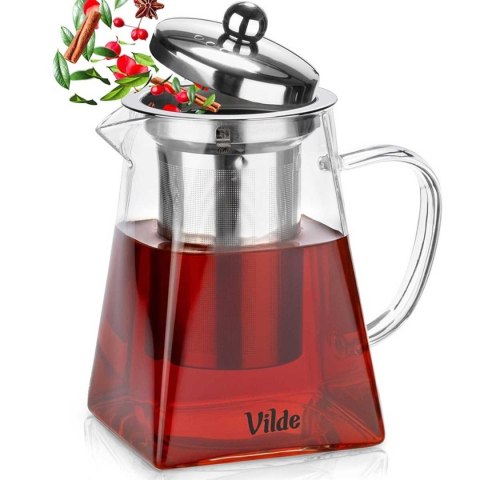 VILDE 259412 - szklany dzbanek z wyjmowanym zaparzaczem, 730 ml