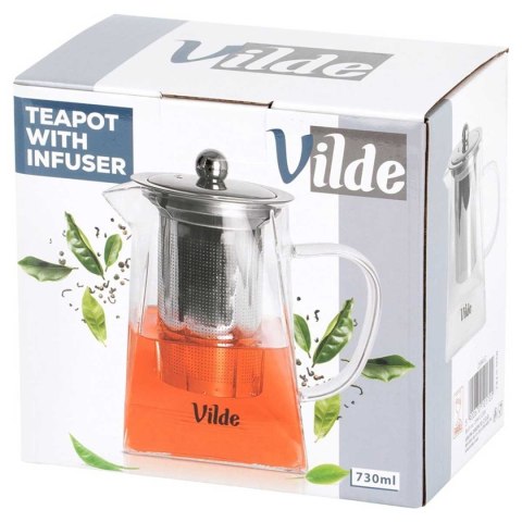 VILDE 259412 - szklany dzbanek z wyjmowanym zaparzaczem, 730 ml