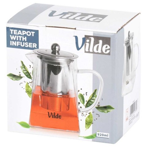 VILDE 259413 - szklany dzbanek z wyjmowanym zaparzaczem, 920 ml