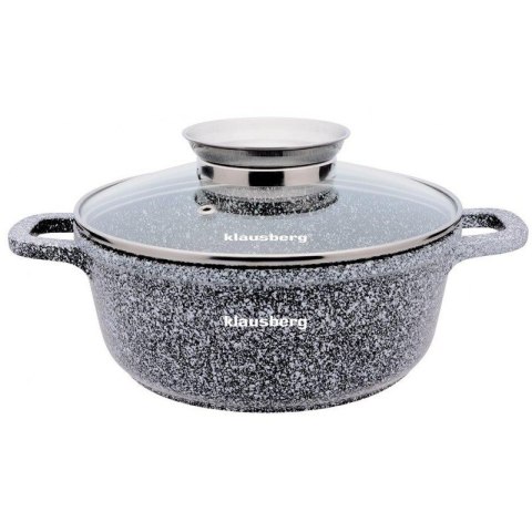 KLAUSBERG KB-7533 — komplet 3 garnków z pokrywkami, 2,3 / 4,5 / 6,5 l