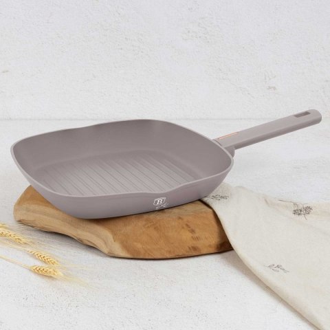 BERLINGER HAUS Taupe BH-8096 — patelnia grillowa 28 × 28 cm