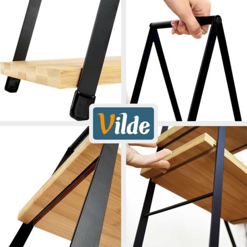 Vilde 139454 - patera bambusowa 3-poziomowa, wysokość 53 cm