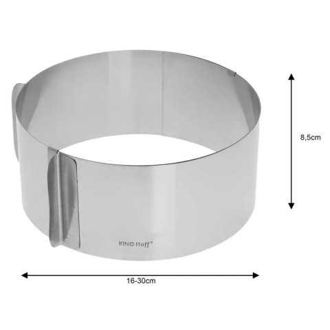 KINGHOFF KH-4614 — regulowany rant do tortów 16-30 cm
