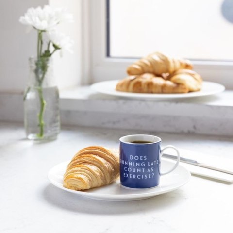 KitchenCraft Running Late — filiżanka porcelanowa do espresso 80 ml