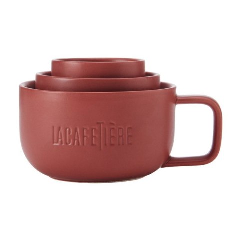 La Cafetiere Kubki do Kawy Czerwone 3 szt.