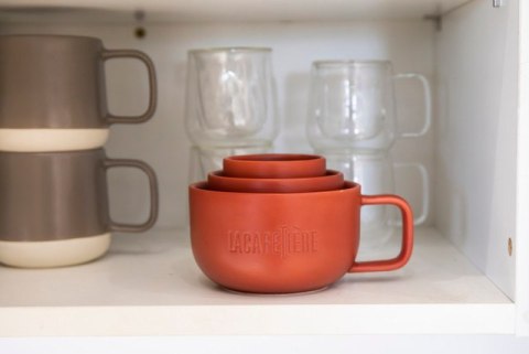 La Cafetiere Kubki do Kawy Czerwone 3 szt.
