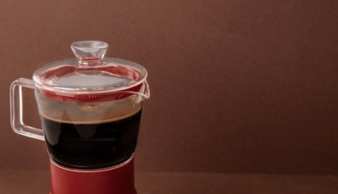 La Cafetiere Szklana Kawiarka Verona Czerwona, 290 ml