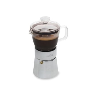 La Cafetiere Szklana Kawiarka Verona Srebrna, 290 ml