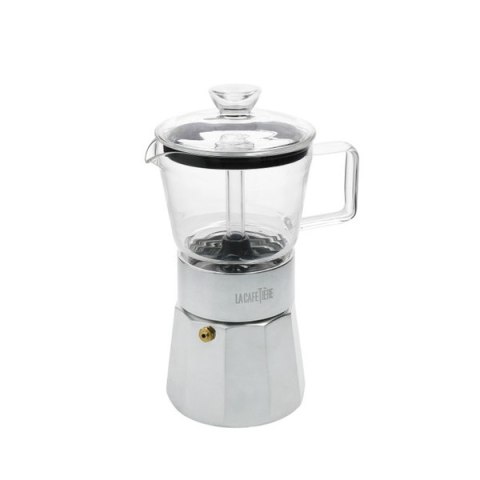 La Cafetiere Szklana Kawiarka Verona Srebrna, 290 ml