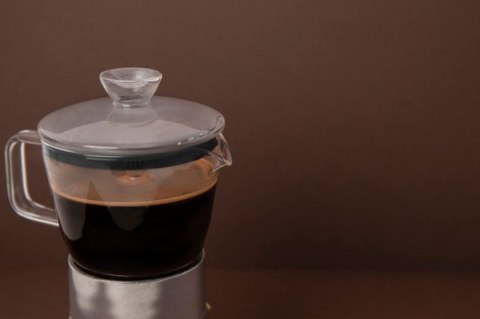 La Cafetiere Szklana Kawiarka Verona Srebrna, 290 ml