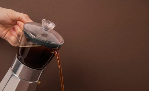 La Cafetiere Szklana Kawiarka Verona Srebrna, 290 ml