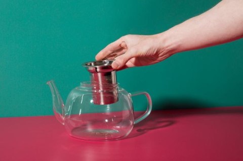 Szklany Dzbanek z Zaparzaczem i Pokrywką La Cafetière Rialto - 4 Filiżanki, 1,2 L