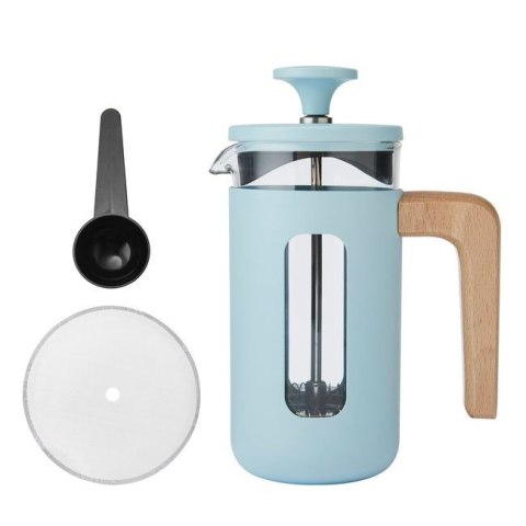 Zaparzacz do Kawy Typu French Press La Cafetière Pisa na 3 filiżanki, kolor błękitny