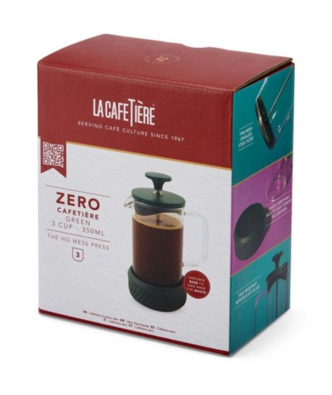 Zaparzacz do Kawy Typu French Press La Cafetiere Zero, kolor Zielony, 350 ml