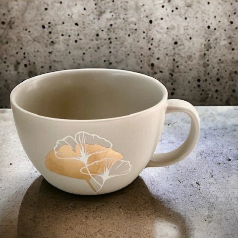 Paperproducts Design Złoty Liść — kubek porcelanowy 550 ml
