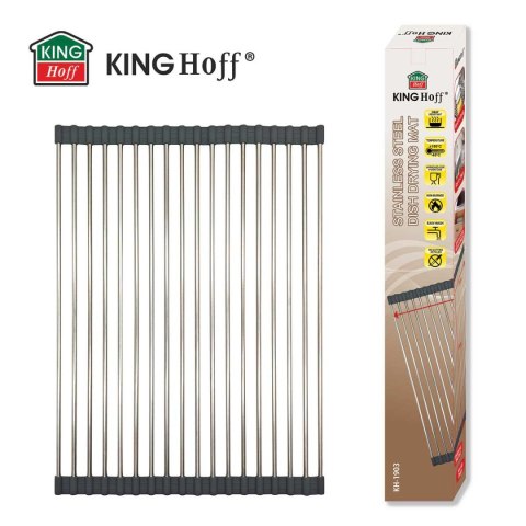 KINGHOFF KH-1903 — zwijany ociekacz na zlew 45 × 32 cm