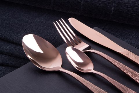 Berlinger Haus BH-2617 - komplet sztućców 24 elementy dla 6 osób, Rose Gold