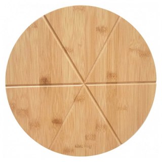 KINGHOFF KH-1565 - bambusowa deska do pizzy, 35 cm