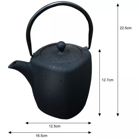 KINGHOFF KH-1818 - żeliwny dzbanek z filtrem, 900 ml