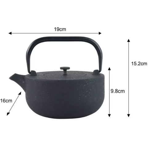 KINGHOFF KH-1844 - imbryk żeliwny 1,1 l z filtrem