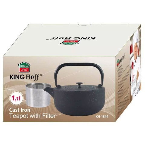 KINGHOFF KH-1844 - imbryk żeliwny 1,1 l z filtrem