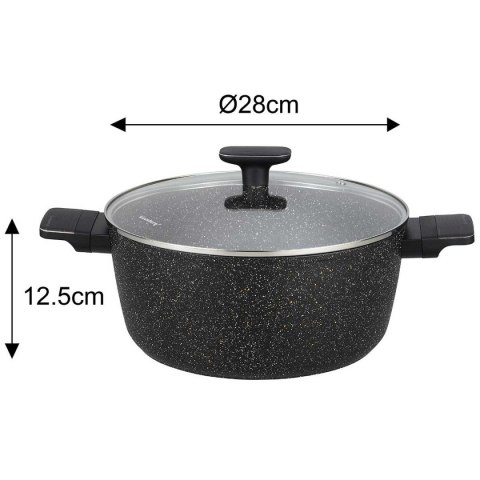 Klausberg KB-7830 - komplet garnków i patelni z marmurkową powłoką