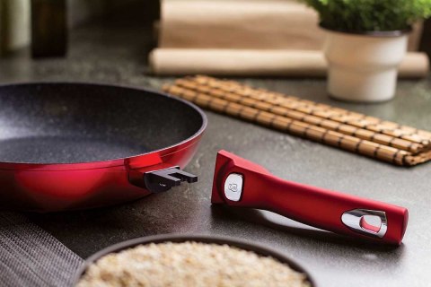 Berlinger Haus BH-6796 Burgundy — 3 patelnie i pokrywki Smart Lid