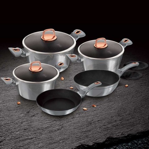 BERLINGER HAUS Moonlight BH-6020 — komplet naczyń kuchennych, 10 elementów