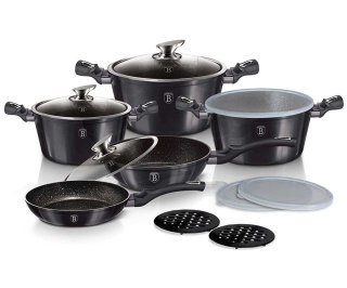 Berlinger Haus BH-6886 CARBON PRO - zestaw garnków i patelni