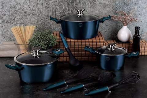 Berlinger Haus BH-6143 AQUAMARINE – zestaw garnków i patelni