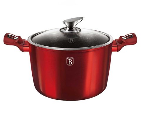 Berlinger Haus BH-6781 BURGUNDY METALLIC – zestaw garnków i patelni
