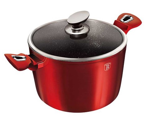 Berlinger Haus BH-6781 BURGUNDY METALLIC – zestaw garnków i patelni