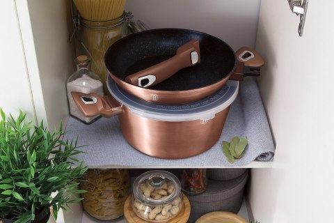 Berlinger Haus BH-7051 ROSE GOLD – zestaw garnków i patelni
